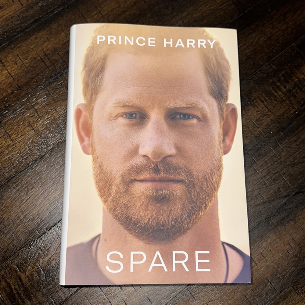 BOOK SPARE PRINCE HARRY